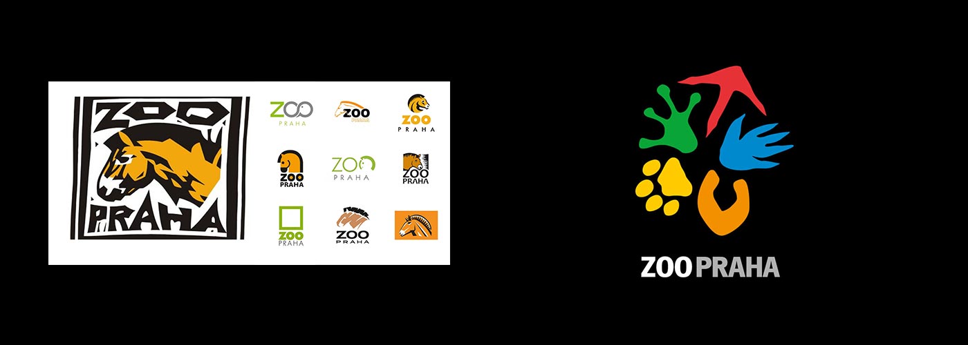 動物園舊logo、新logo及競稿成果展示